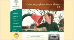 Desktop Screenshot of oakhillacademy.org